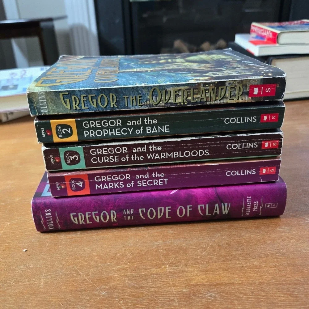 Scholastic Underland Chronicles 5-Book Set Kids Suzanne Collins PB & HC Books